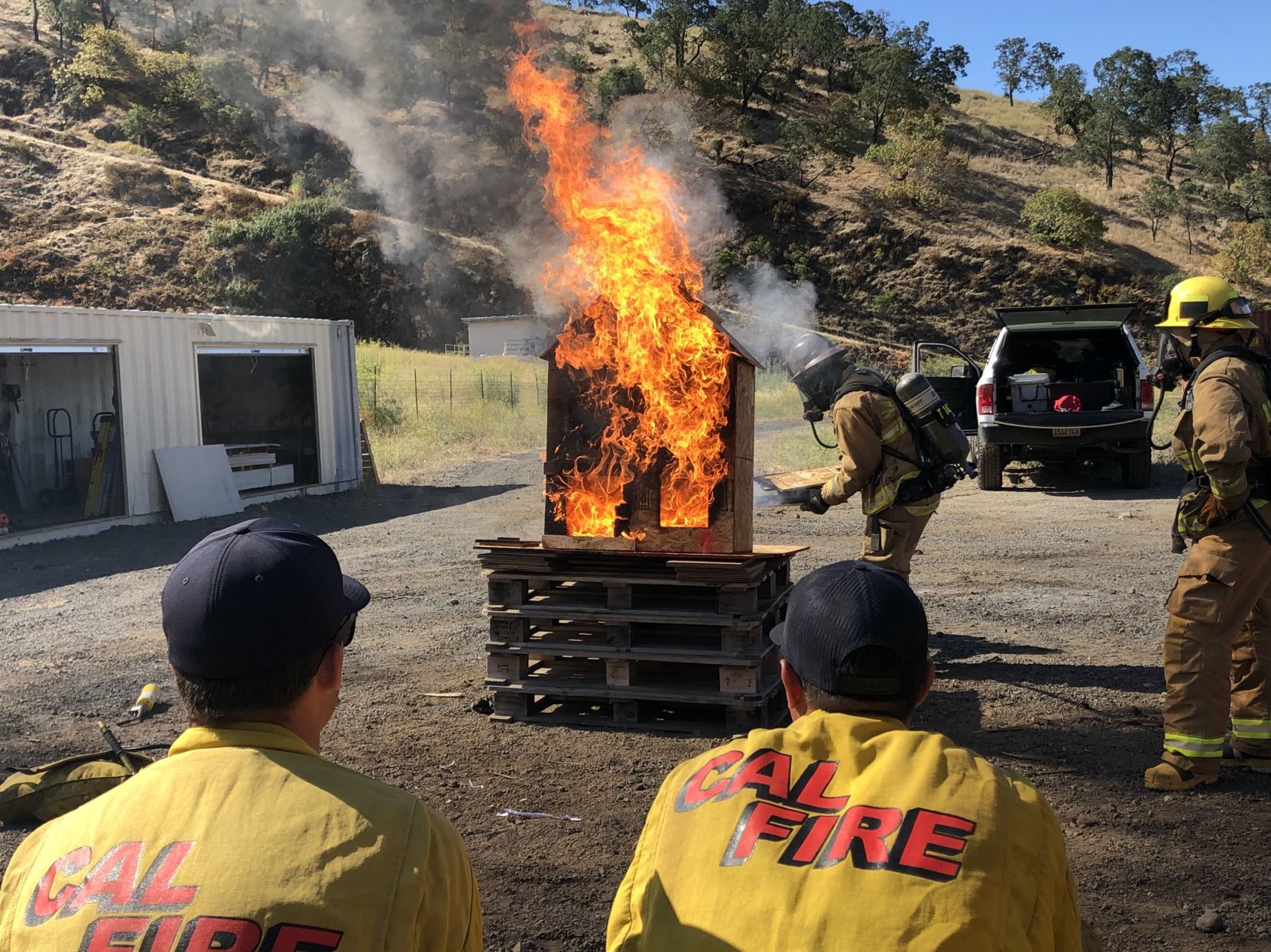 2019 Cal Fire seasonal training at Napa County Fire Department Training Grounds